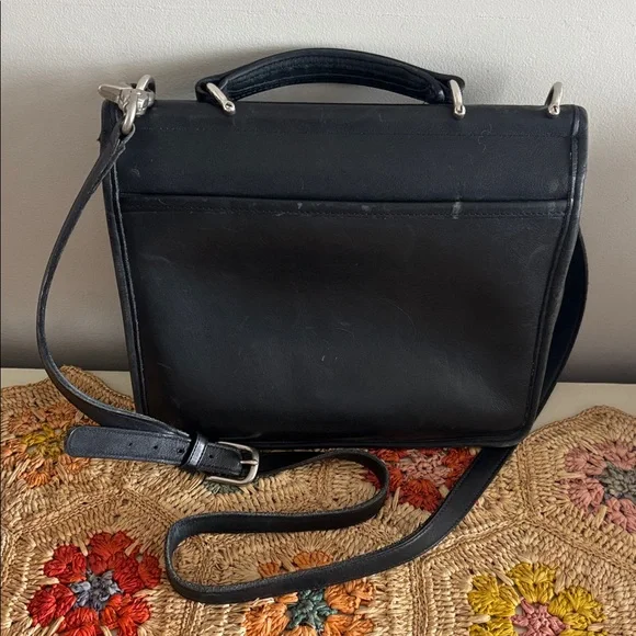VTG Coach • genuine leather crossbody bag - Picture 8 of 10